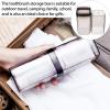 SEWOART Portable Dental Equipment Storage Box Grey Wash Storage Box Toothpaste Travel Case for Travel Gargle Cup Toothbrush Outdoor Holder view 3