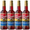 Torani Pomegranate Syrup Gift Set (4 x 750ml) - Premium Cane Sugar Syrup Flavouring for Sodas, Iced Tea & Cocktails - Sweet & Tart Fruit Taste, Vegetarian-Friendly view 1