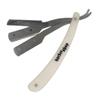 Gabri Folding Cut Throat Razor Authentic - Premium Barber Straight Razor for Men's Shaving - Single Blade Razor (Classic (White)) view 4