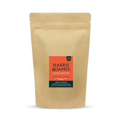 Harris & James Italian Blend Roasted Coffee Beans 1kg, Ideal for Bean to Cup Machine or Filter Coffee Machine, Light Acidity, Full Bodied & Well Balanced From 100% Arabica (Dark Roast)