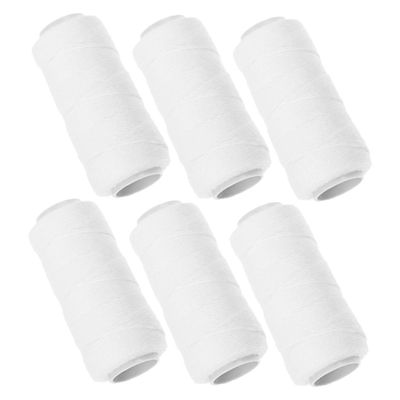 Healeved Hair Removal Thread 6 Rolls Facial Threading Thread Cotton Strings Epilator Replacement for Precise Facial Hair Removal Suitable for Women and Men