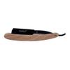 Gabri Folding Cut Throat Razor Authentic - Premium Barber Straight Razor for Men's Shaving - Single Blade Razor (Wood (Natural)) view 3