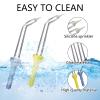 2 Pcs Replacement Tips for Waterpik Water Flosser Tips Dental Oral Irrigator Jet Replacement Heads Periodontal Pocket Plaque Remover Dental Cleaner Tool for Cleaning Tooth Implants Crowns and Bridges view 3