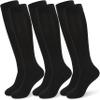 Compression Socks (2 Pair) for Men and Women 20-30 mmHg Compression Stockings Circulation for Cycling Running view 1