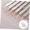 WOONEKY Stainless Steel Eyebrow Tweezers 3pcs Precision Slant Clips for Hair Removal and Facial Grooming Suitable for Eyebrow and Eyelash Shaping view 4