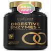 Award Winning 10-in-1 Digestive Enzyme Supplements | Made in The UK | Probiotics & Peppermint Oil for Gut Health, Bloating Relief and Belly Reduction | One Vegan Capsule per Meal | 60 Capsules view 1