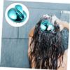 Healvian 4pcs Hair Scalp Massager Shampoo Brush for Shower Bathing Head Scrubber Bristles for Hair Treatment and Massage view 3