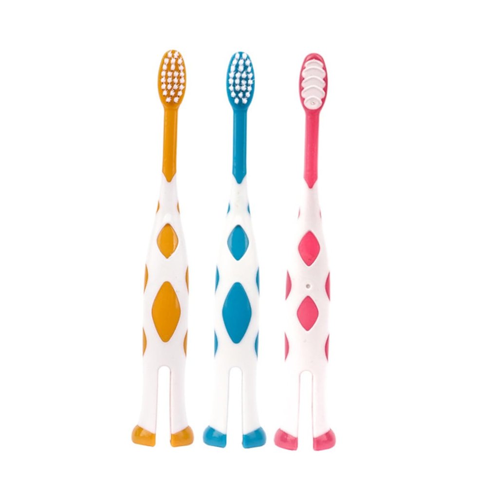 BCOATH Soft Bristle Baby Toothbrush for Kids 2-5 Years Old 6pcs Cartoon Handle Set, Gentle Cleaning Toothbrushes for Toddlers and Childrens Oral Care
