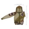 Anneome Outdoor Fishing Suit Set with, Breathable Summer Mesh Beekeeping Clothes and Pants in Green Camouflage, Protective Wear for Camping, Hiking, and Beekeeping view 4