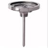 34100664 model gt300r resettable bi-metal process grade thermometer, stainless steel, 3" dial, 1/2" npt back connection, 0.250" diameter x 6" long 304ss stem, 50/500 degrees fahrenheit, +/- 1% full s view 1