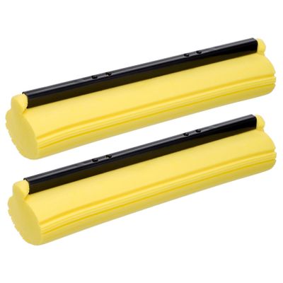 SEWOART 2pcs Roller Mop Head Replacement 27cm Pva Sponge Cotton Mop Heads for Home and Garden Floor Cleaning Absorbent and Sturdy Cleaning Supplies