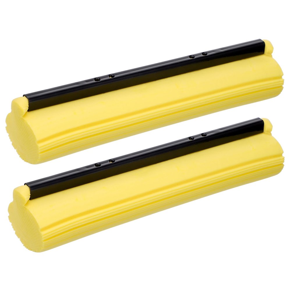 SEWOART 2pcs Roller Mop Head Replacement 27cm Pva Sponge Cotton Mop Heads for Home and Garden Floor Cleaning Absorbent and Sturdy Cleaning Supplies