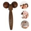 ORFOFE Lifting Neck Massage Instrument Portable Face Massager 17X10X4Cm Wenge Wood Multi-Area Tightening Tool for Buttocks Legs and Full Body Massage view 3