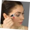 Healeved 3pcs Automatic Retractable Tweezers for Eyebrows Precision Slanted Tip Hair Removal Tool for Women Face Eyebrow Plucking Random Color view 2