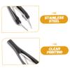 Healeved 3pcs Automatic Retractable Tweezers for Eyebrows Precision Slanted Tip Hair Removal Tool for Women Face Eyebrow Plucking Random Color view 3