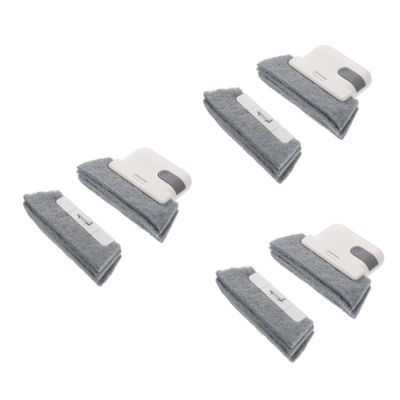 KOMBIUDA 3pcs Window Cleaning Brush with Replacement Brush for Window Track Groove Cleaner for Home Use for Tight Spaces and Corners