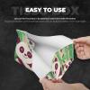 Green Bamboo Cute Pandas Tissue Box Cover PVC Leather Facial Tissue Dispenser Box Holder for Dresser Bathroom Decorative view 3
