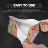 Colorful Patchwork Owls Tissue Box Cover Tissue Box Holder for Living Room Kitchen Bathroom Toilet Table Desk Home Office Countertop Car view 3