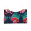 Flamingo Birds and Tropical Leaves Facial Tissue Holder Tissue Box Cover, Tissue Box Holder for Bathroom, Desks, Car, Vanity, Night Stands view 2