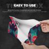 Flamingo Birds and Tropical Leaves Facial Tissue Holder Tissue Box Cover, Tissue Box Holder for Bathroom, Desks, Car, Vanity, Night Stands view 3