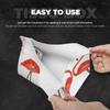 Flamingos Lotus Tissue Box Cover, Tissue Box Holder, Facial Box Cover for Storage on Bathroom Vanity, Countertop, Bedroom Dresser view 3