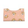 Cute Corgi Dog on Light Orange Tissue Box Cover Tissue Box Holder Tissue Box Dispenser for Facial Tissue, Napkins, Dryer Sheets view 2
