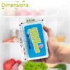 Fridge Freshener 2 Pack Odour Absorber for Refrigerators up to 200L, Deodoriser Remover with Carbon Crystals, Long Lasting Air Freshener for 6 Months, Kitchen & Lunch Bags view 2
