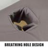 LDLCYCN Waterproof Massage Bed Cover with Face Hole Cooling Thin Spa Massage Table Protective Cover Massage Bed Sheet Cover Elastic Band Edge All-Round Wrap Square Round Head,Gray,185 * 70cm(R) view 4