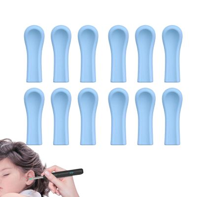 Jubepk Silicone Ear Spoon Tips,Silicone Ear Camera Replacement Heads - Quick Disassembly Ear Camera Accessory for Most Visual Ear Scoop Devices