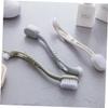 Healvian 4pcs Non-slip Shoes Multifunctional Double Head Laundry Brush for Cleaning Shoe Polish Brush Bristle Crevice Cleaning for Outdoor Sweeping and Lint Removal view 4
