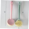 Healvian 6pcs Long Handle Dishwasher Brush Pot Brush for Kitchen Cleaning Scrubber view 2