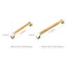 MKAK Bathroom Grab Bar Non-slip Elderly Safety Rail Toilet Bathtub Handicap Support Balance Grab Bar Handrail Anti-slip Grab Bar(34cm 13.38inch) view 2