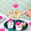 100PCS Toy Cowboy Hat Mini Cap Mirror Ball Accessories Decoration Mini Pink Straw Hat Christmas (PINK) view 3