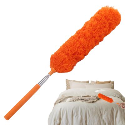 Uitseld Telescopic Duster,Flexible Dust Cleaning Tool - Cobweb Duster with Telescoping Pole, Spider Web Brush & Ceiling Duster for Blinds Furniture
