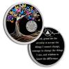 29 Years Sobriety Coin Butterfly Tree of Life AA Chips and Medallions Sobriety Recovery Chip Sober Token Sobriety Gifts for Men Women Celebrating Alcoholics Anonymous Recovery view 1