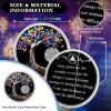 29 Years Sobriety Coin Butterfly Tree of Life AA Chips and Medallions Sobriety Recovery Chip Sober Token Sobriety Gifts for Men Women Celebrating Alcoholics Anonymous Recovery view 4