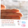 Healvian Portable Cartoon Contact Case Contacts Box for Daily Eye Storage Lightweight and Travel-Friendly Holder view 2