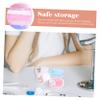 Healvian Portable Cartoon Contact Case Contacts Box for Daily Eye Storage Lightweight and Travel-Friendly Holder view 4