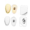 BCOATH 12pairs Silicone Non-slipping Eyeglasses Nose Pads for Glasses Frame Nose Glasses Grip view 3