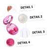 BCOATH 3pcs Soft Case for Travel Portable Contact Storage Box Lenses Mini Eye Lenses Box view 3