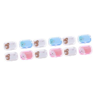 Healvian Portable Box for Eye Contacts Carrier for Daily Use and Travel Random Color Random Style