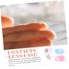 Healvian Portable Box for Eye Contacts Carrier for Daily Use and Travel Random Color Random Style view 4