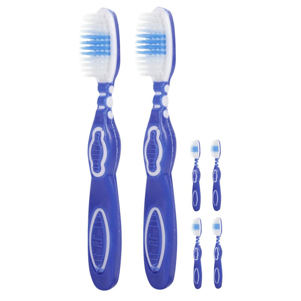 Healeved 6pcs Mini Toothbrush Toothbrush Portable Handle for Prison Daily Use Tooth Cleaning Teeth Accessories