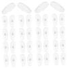Anneome 20pairs Silicone Nose Pads Replacement Flexible Non Slip for Glasses Eyewear Comfortable Fit Eyeglasses Parts Eyewear Accessories view 1