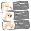 BCOATH 2pcs Handheld Body Fat Caliper Skinfold Caliper Body Fat Measurement Device for Men Women Accurate view 2