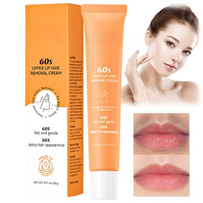 Facial Hair Removal Cream for Women - Upper Lip, Chin, and Face Hair Remover - Depilatory Shaving Cream
