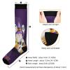 SKYSHU Halloween Gnome Compression Socks for Women Men(1 Pair), Non-Slip Circulation Knee High Stockings Long Tube Stocking for Running Cycling Travel Nurse Medical,20-30 mmHg view 3