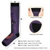SKYSHU Halloween Cat Compression Socks for Women Men(1 Pair), Non-Slip Circulation Knee High Stockings Long Tube Stocking for Running Cycling Travel Nurse Medical,20-30 mmHg view 3