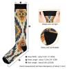 SKYSHU Aztec Compression Socks for Women Men(1 Pair), Non-Slip Circulation Knee High Stockings Long Tube Stocking for Running Cycling Travel Nurse Medical,20-30 mmHg view 3