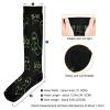 SKYSHU Halloween Ghost Compression Socks for Women Men(1 Pair), Non-Slip Circulation Knee High Stockings Long Tube Stocking for Running Cycling Travel Nurse Medical,20-30 mmHg view 3